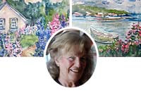 Sandra Warren Valdmanis, watercolor and acrylic artist